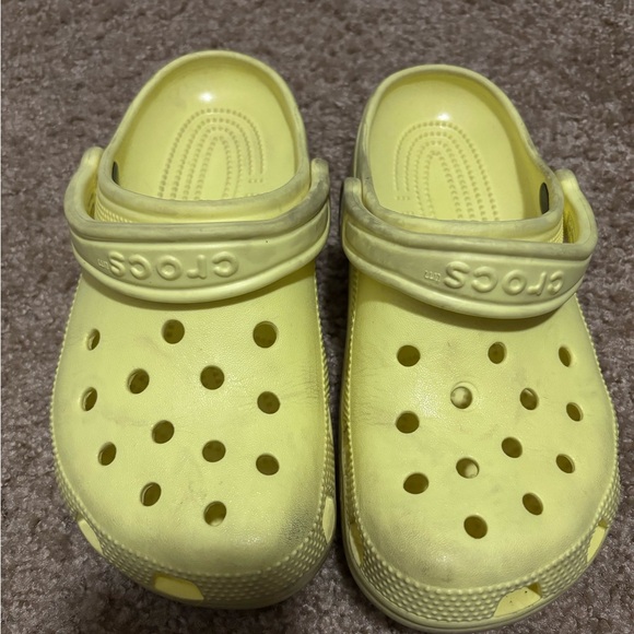CROCS Shoes - Crocs Neon Yellow Clogs
